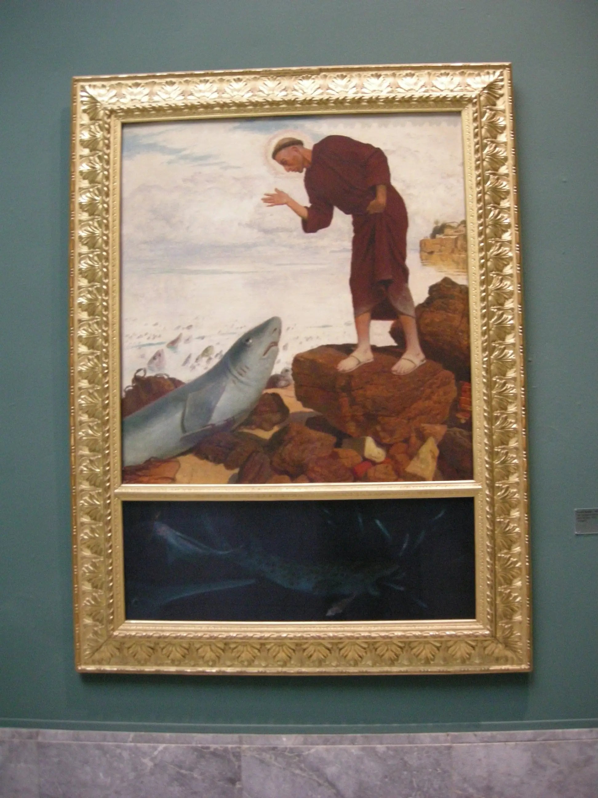 Le sermon d’Antoine - Arnold Böcklin - Alpha Reproduction