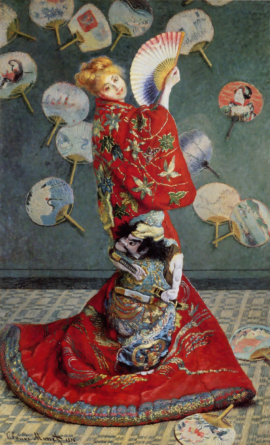 De Japanse vrouw – Claude Monet, 1876