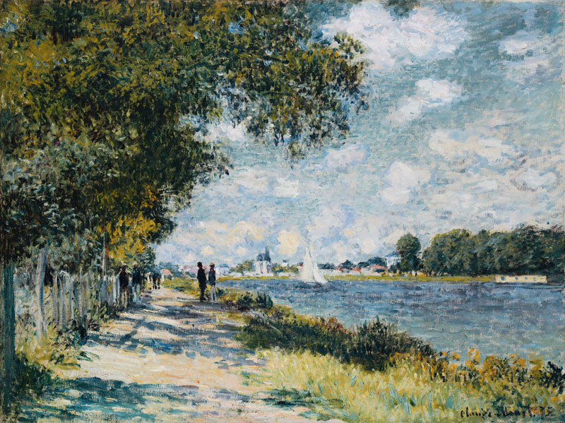 🌿 De Seine bij Argenteuil – Claude Monet (rond 1874)
