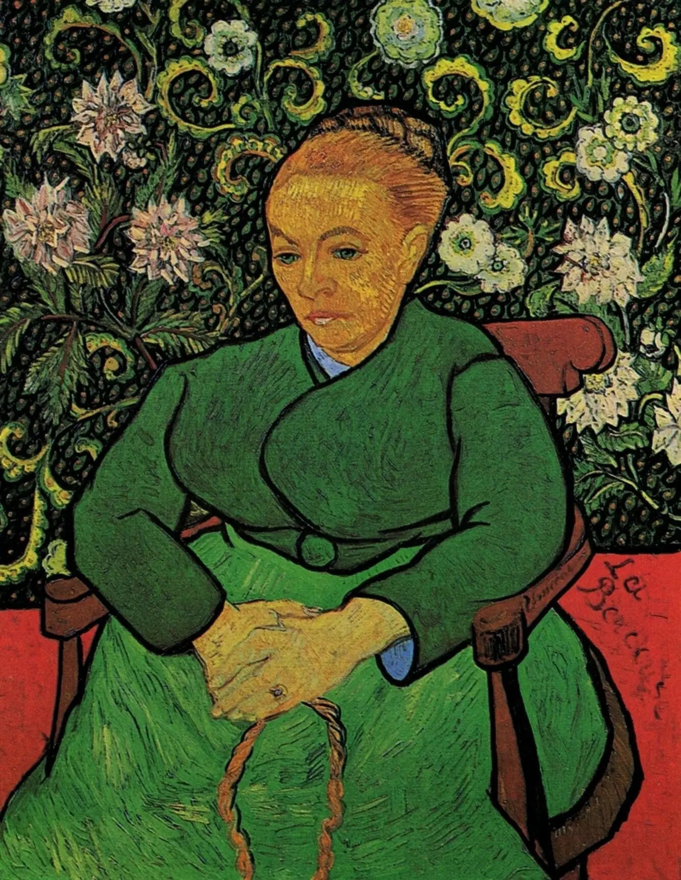 Reproduction du tableau « La Berceuse - Vincent van Gogh » par Alpha Reproduction en peinture à l’huile
