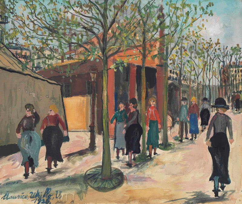 La Rue (1926) - Maurice Utrillo