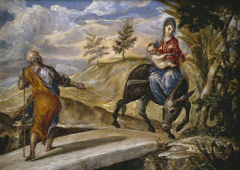 De Vlucht naar Egypte - El Greco