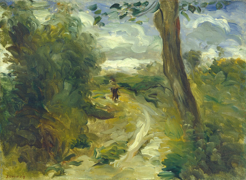 Landschap tussen de stormen - Pierre-Auguste Renoir