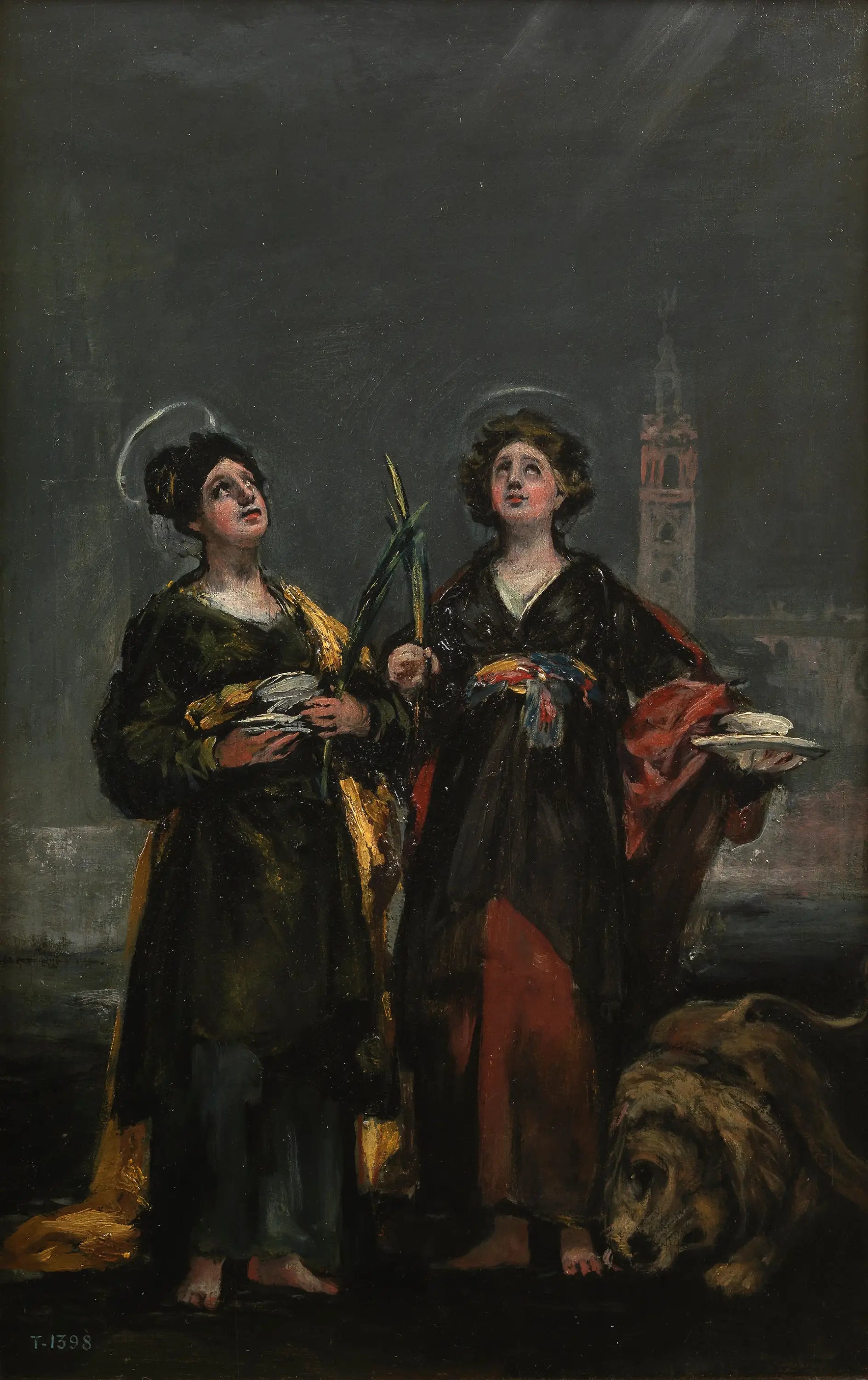 Reproduction du tableau « Sainte Juste et Sainte Rufine - Francisco de Goya » par Alpha Reproduction en peinture à l’huile