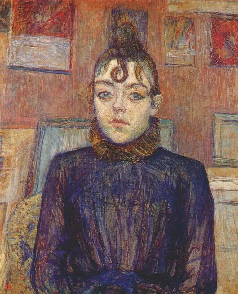 Meisje met Lovelock - Henri de Toulouse-Lautrec