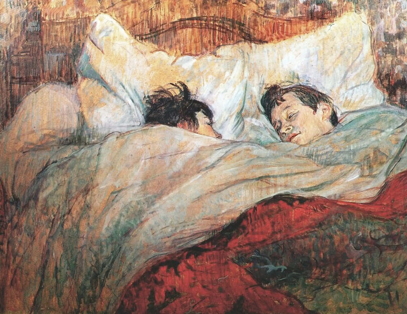 Het Bed - Henri de Toulouse-Lautrec