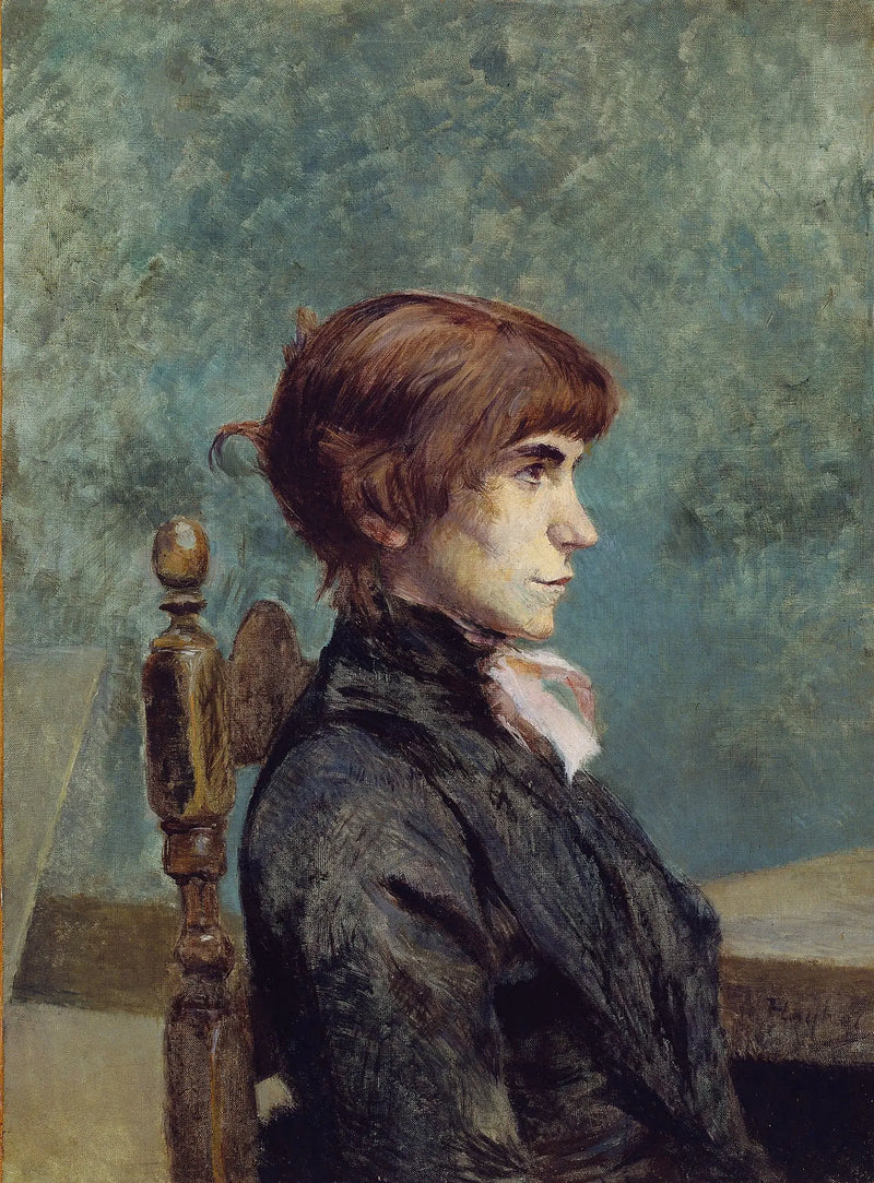 Portret van Jeanne Wenz - Henri de Toulouse-Lautrec