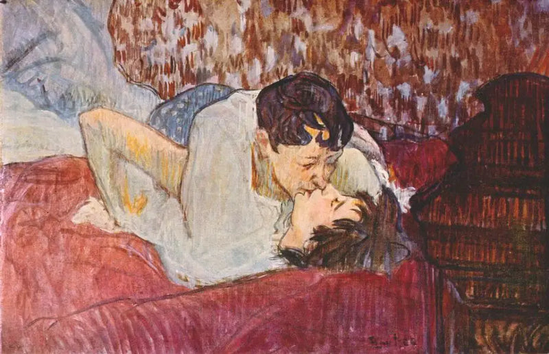 De Kus - Henri de Toulouse-Lautrec