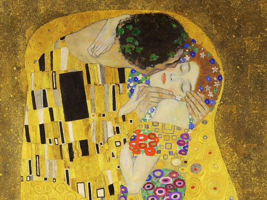 💋 De Kus – Gustav Klimt (Detail) (1907-1908)