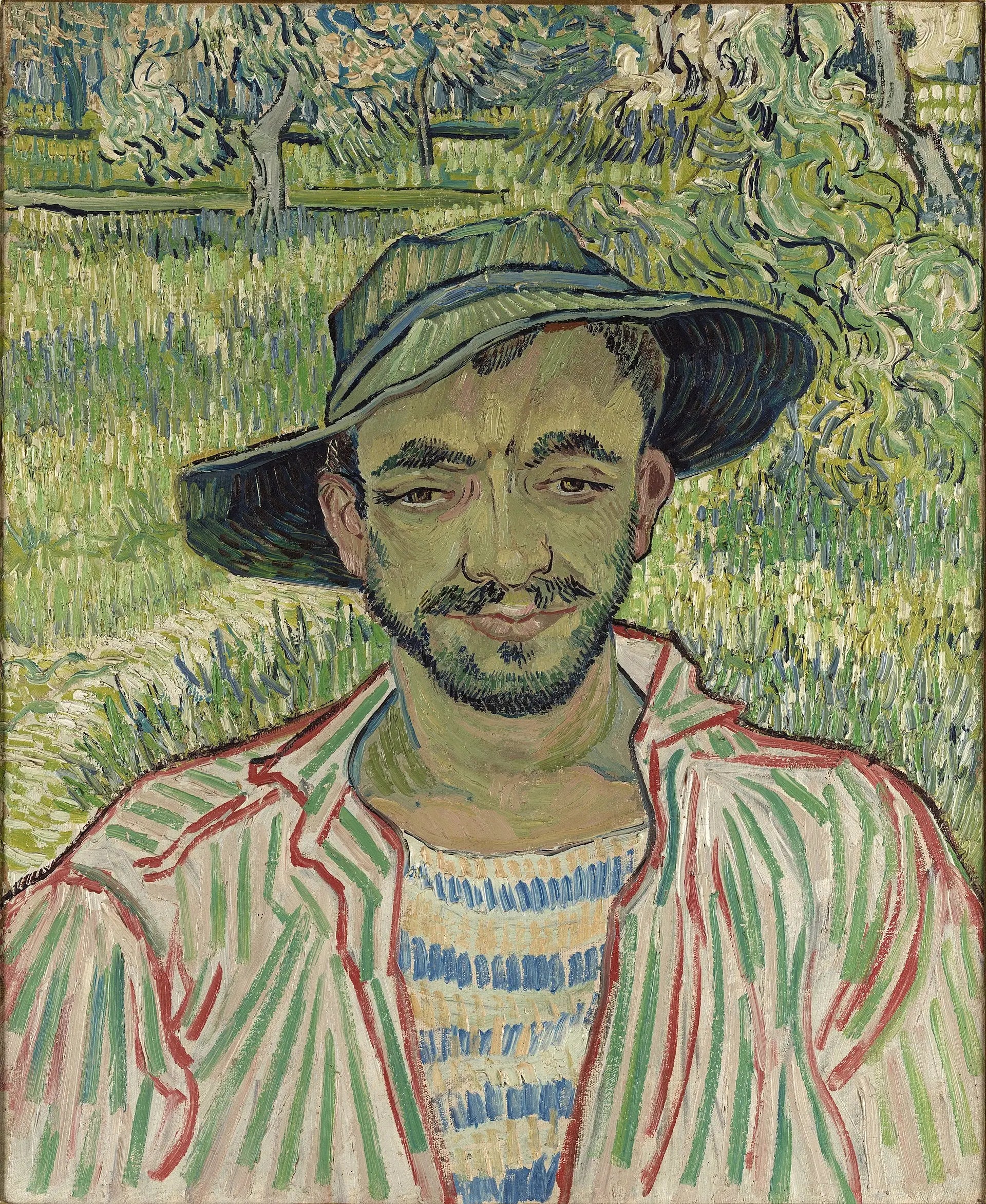 Reproduction du tableau « Le Jardinier - Vincent van Gogh » par Alpha Reproduction en peinture à l’huile