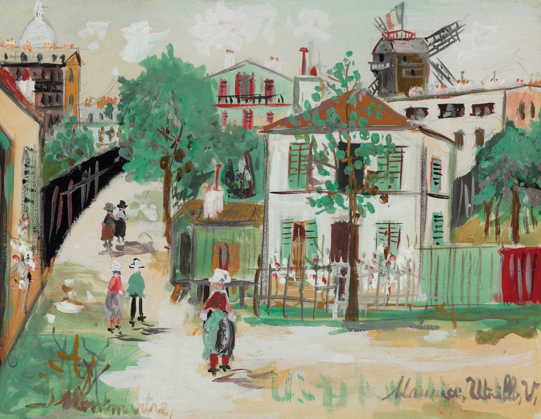 Le Maquis de Montmartre - Maurice Utrillo