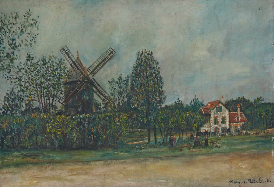 Le Moulin du Bois de Boulogne (1916) - Maurice Utrillo