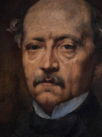Reproduction du tableau « Portrait d'homme - Edgar Degas » par Alpha Reproduction en peinture à l’huile