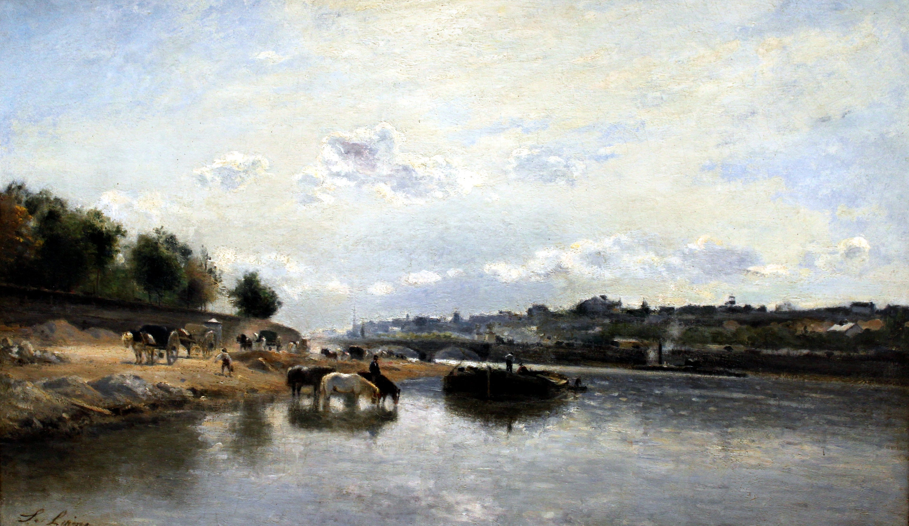 La Seine et le pont d’Iéna - Stanislas Lépine - Alpha Reproduction