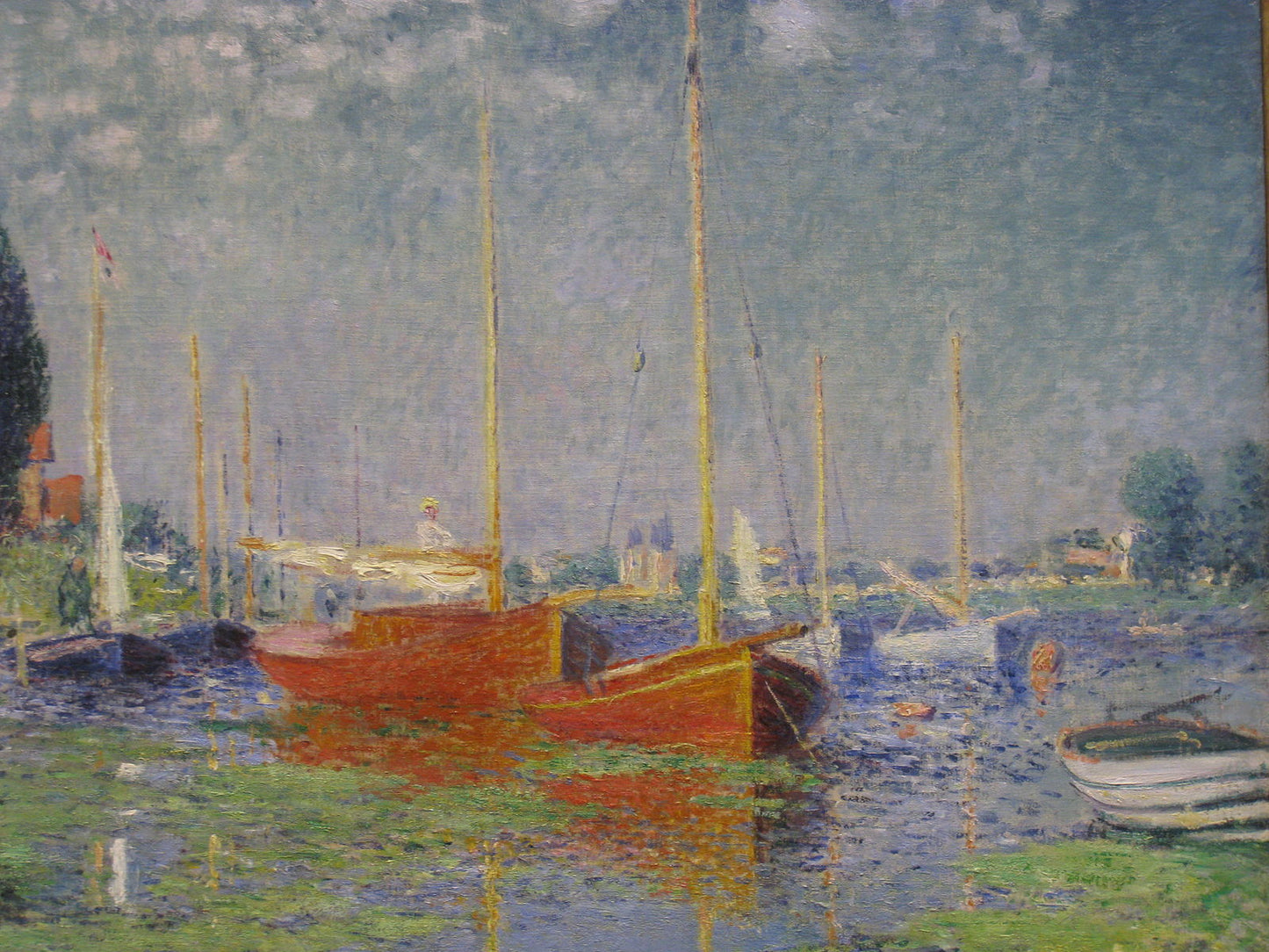 🎨 De Rode Boten in Argenteuil – Claude Monet, rond 1875