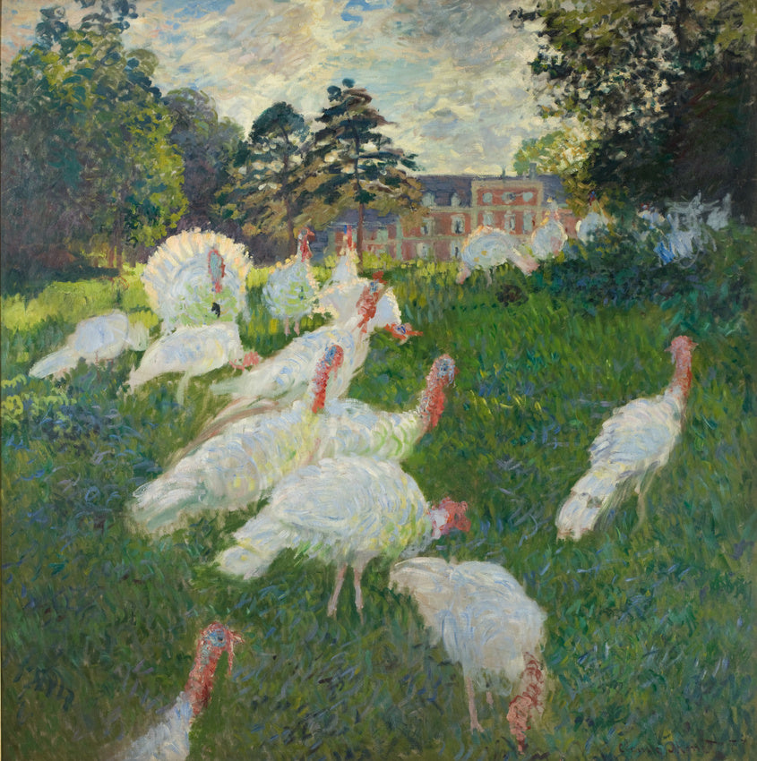 🎨 De Kalkoenen – Claude Monet (1877)