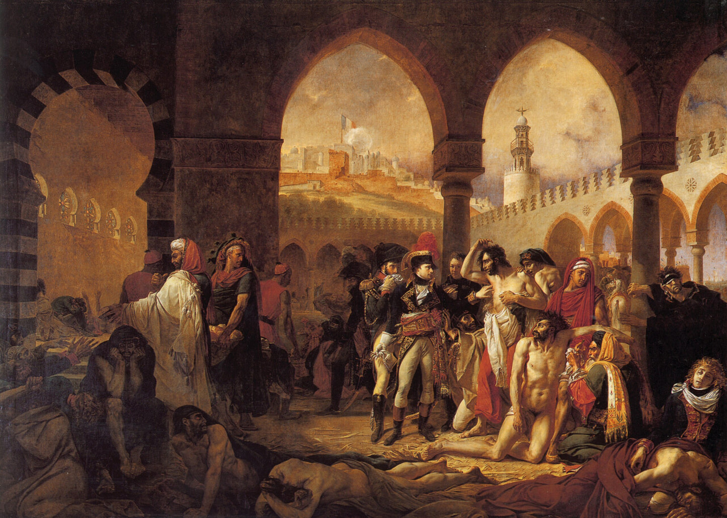 De Pestlijders van Jaffa – Antoine-Jean Gros (1804)