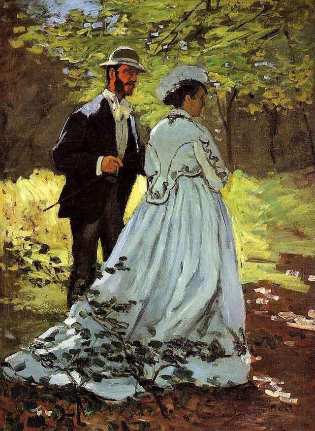 🚶‍♀️ De Wandelaars – Claude Monet (rond 1870)