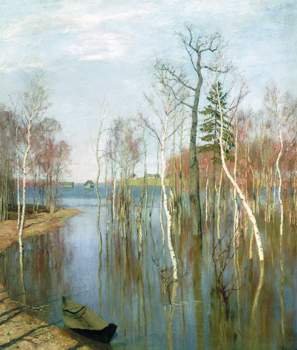 Printemps. Grandes Eaux - Isaac Levitan