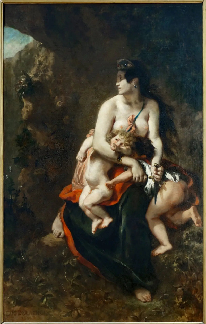 Medea woedend - Eugène Delacroix