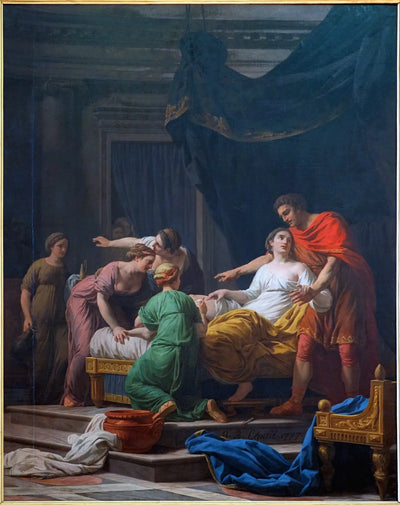 Le Dévouement de Porcia femme de Junius Brutus - Nicolas-Bernard Lépicié - Alpha Reproduction