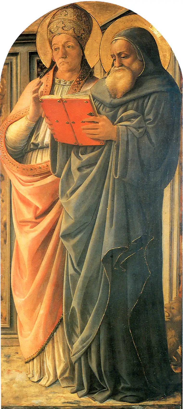 Gregory en Jerome, Artsvaders - Fra Filippo Lippi