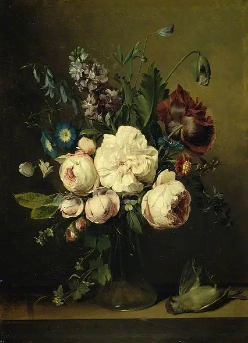 Un vase de fleurs - Louis-Léopold Boilly - Alpha Reproduction
