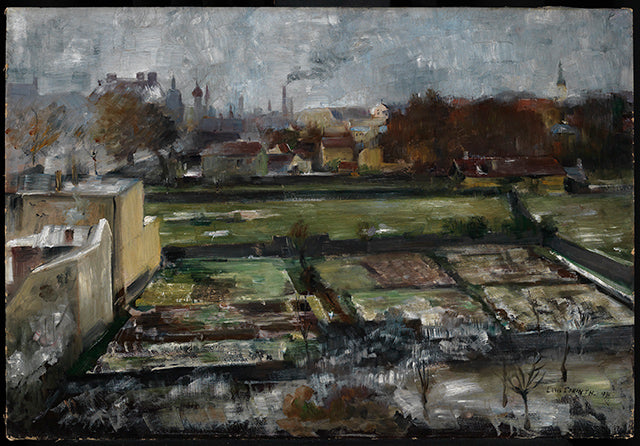 Vue depuis le studio de Munich - Lovis Corinth