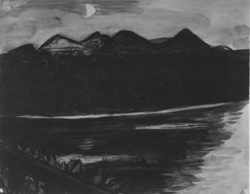See bei Mondschein (1934) - Max Beckmann