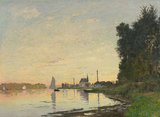 Reproduction du tableau « Argenteuil, fin d'après-midi - Claude Monet » par Alpha Reproduction en peinture à l’huile