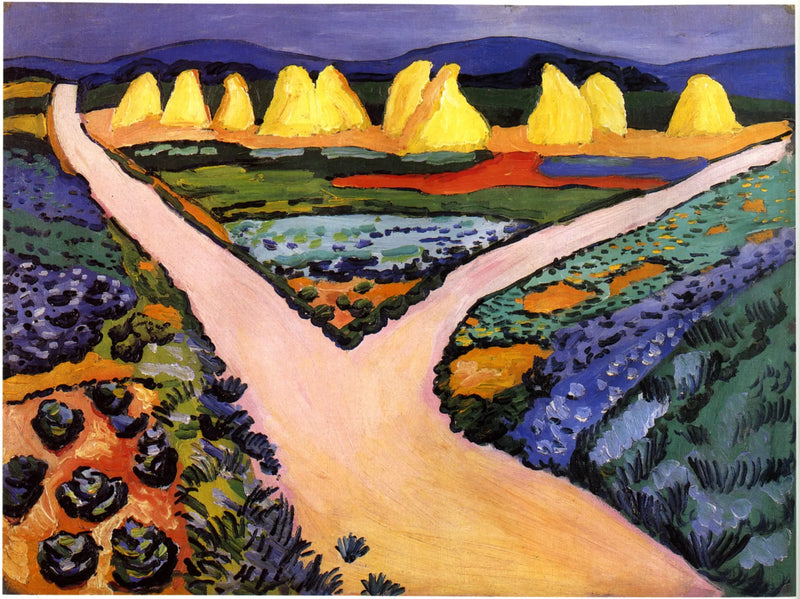 Moestuinvelden - August Macke