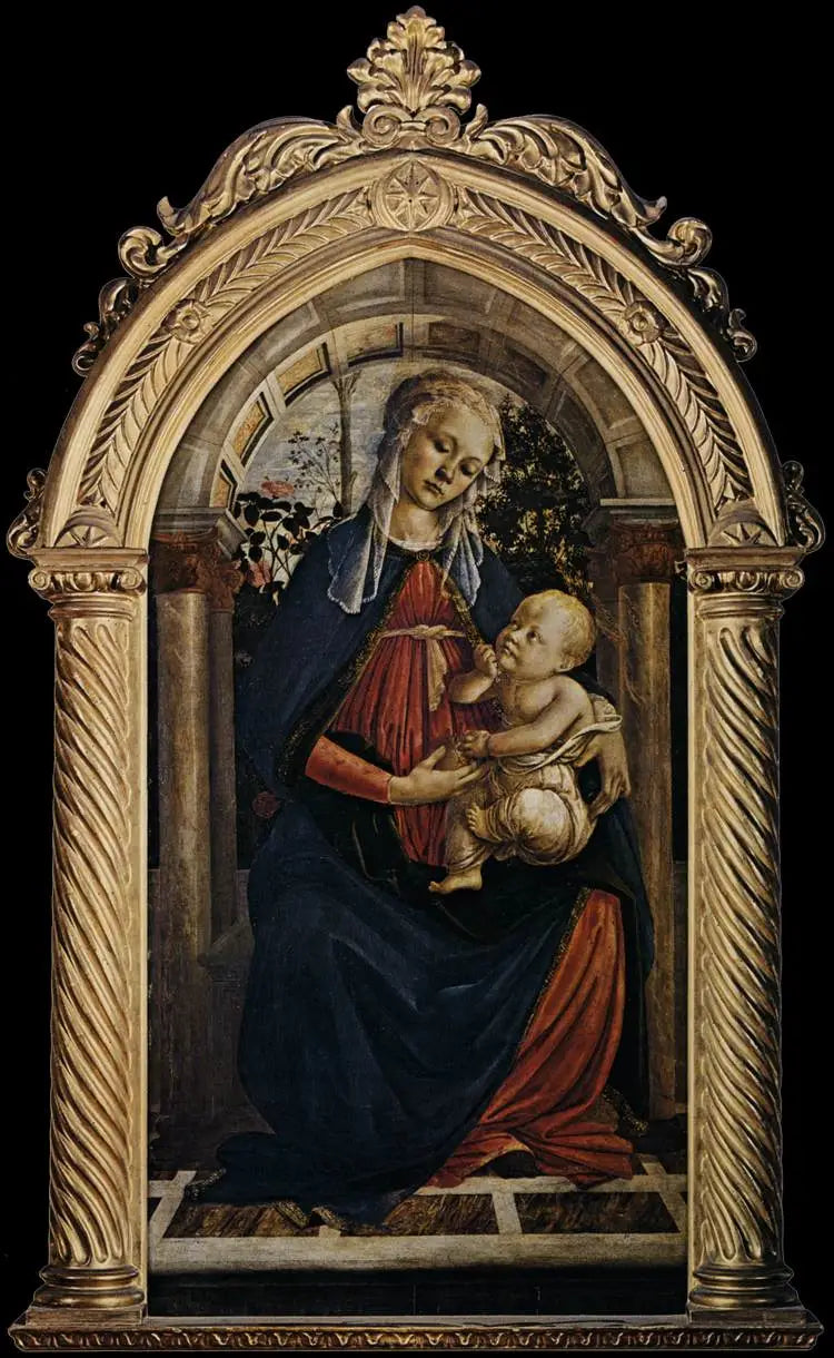 De Maagd in de Rozenhof - Sandro Botticelli