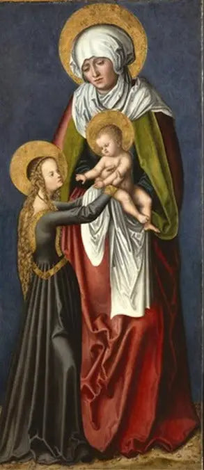 De Maagd met Kind met Sint Anna - Lucas Cranach de Oudere