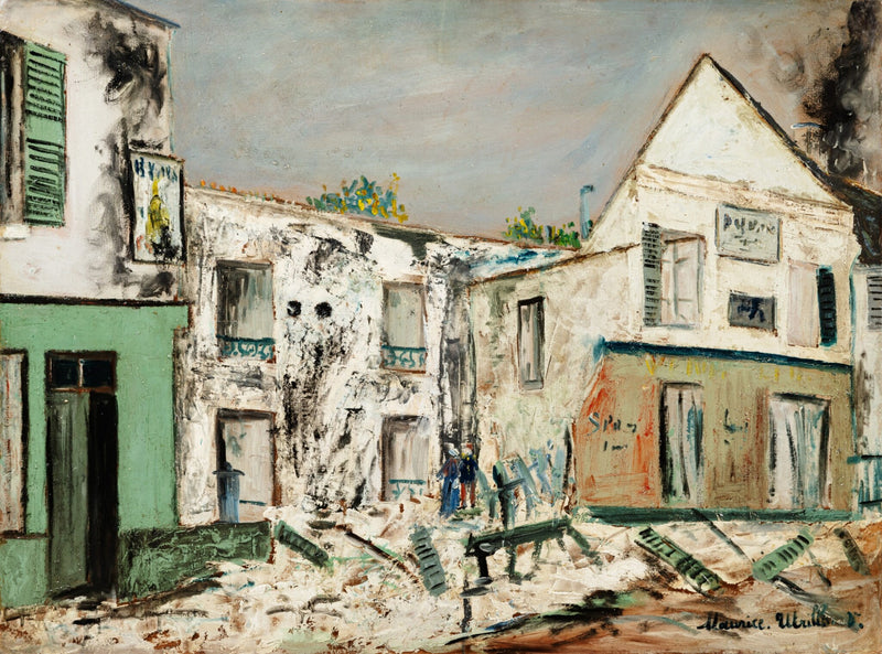 Maison bombardée (1914) - Maurice Utrillo