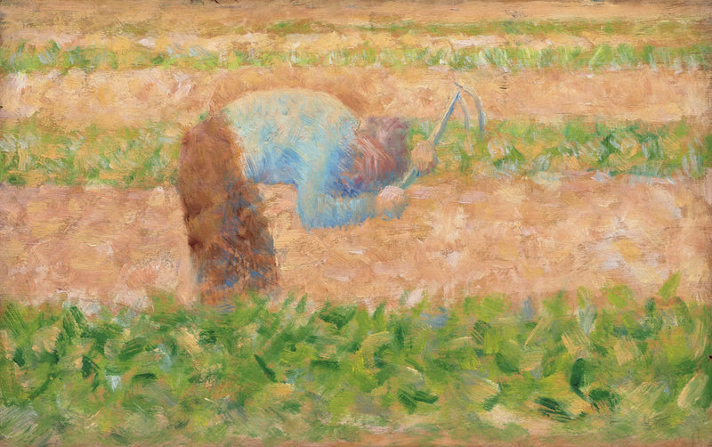 Man met een schoffel - Georges Seurat