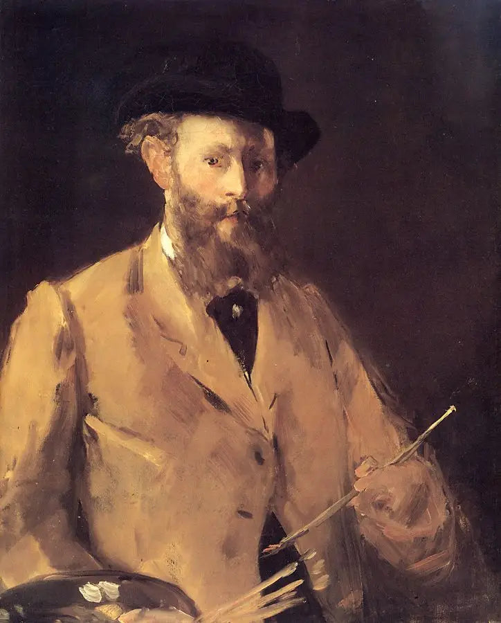 Zelfportret met palet - Édouard Manet