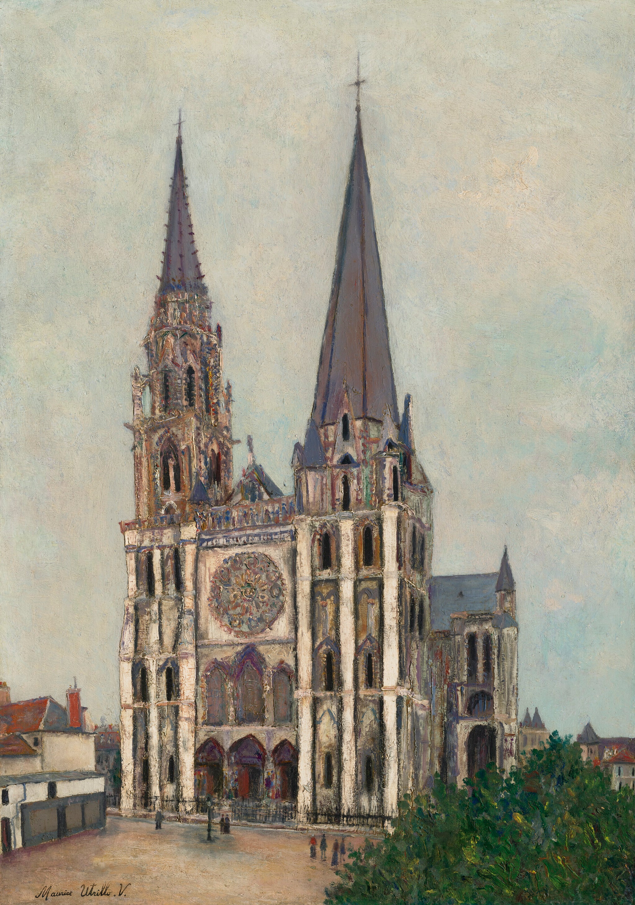 La Cathédrale de Chartres (Eure-et-Loir) - Maurice Utrillo