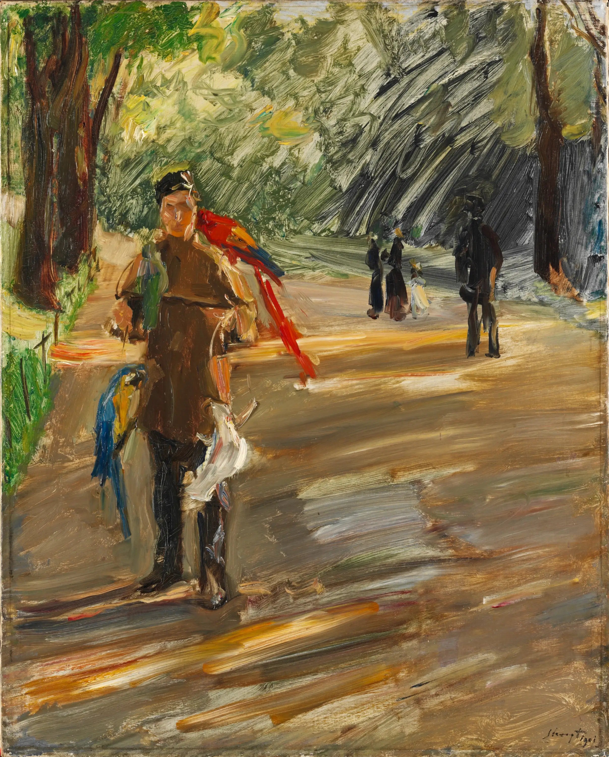 Papageienmann - Max Slevogt - Alpha Reproduction