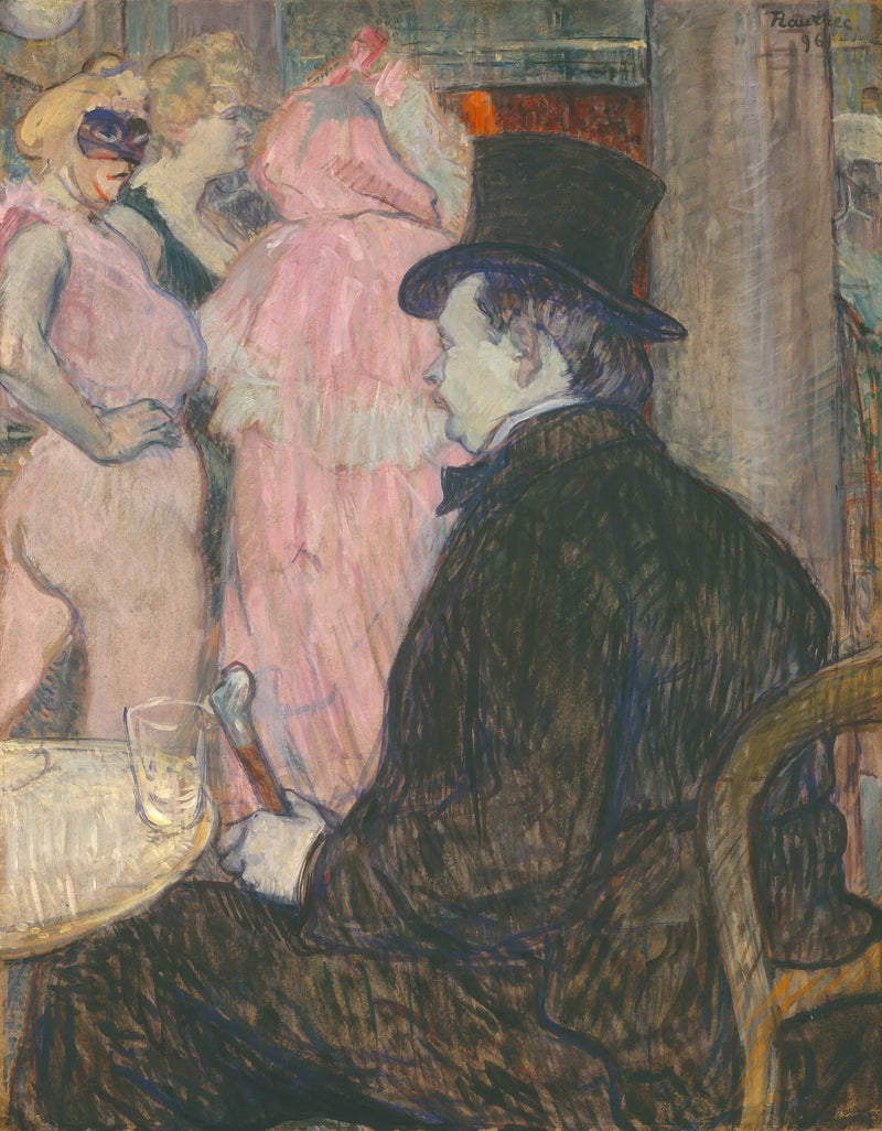 Maxime Dethomas: Op het Bal van de Opera - Henri de Toulouse-Lautrec
