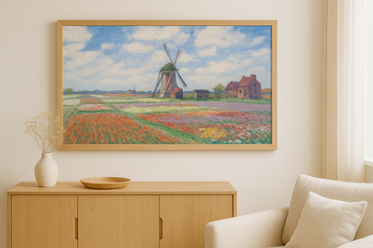 Tulpenvelden in Nederland – Claude Monet (1886)