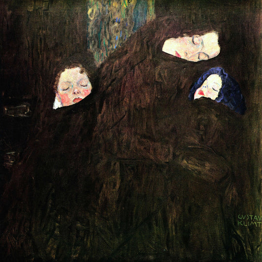 🌸👩‍👧‍👦 Moeder met kinderen – Gustav Klimt (rond 1905)