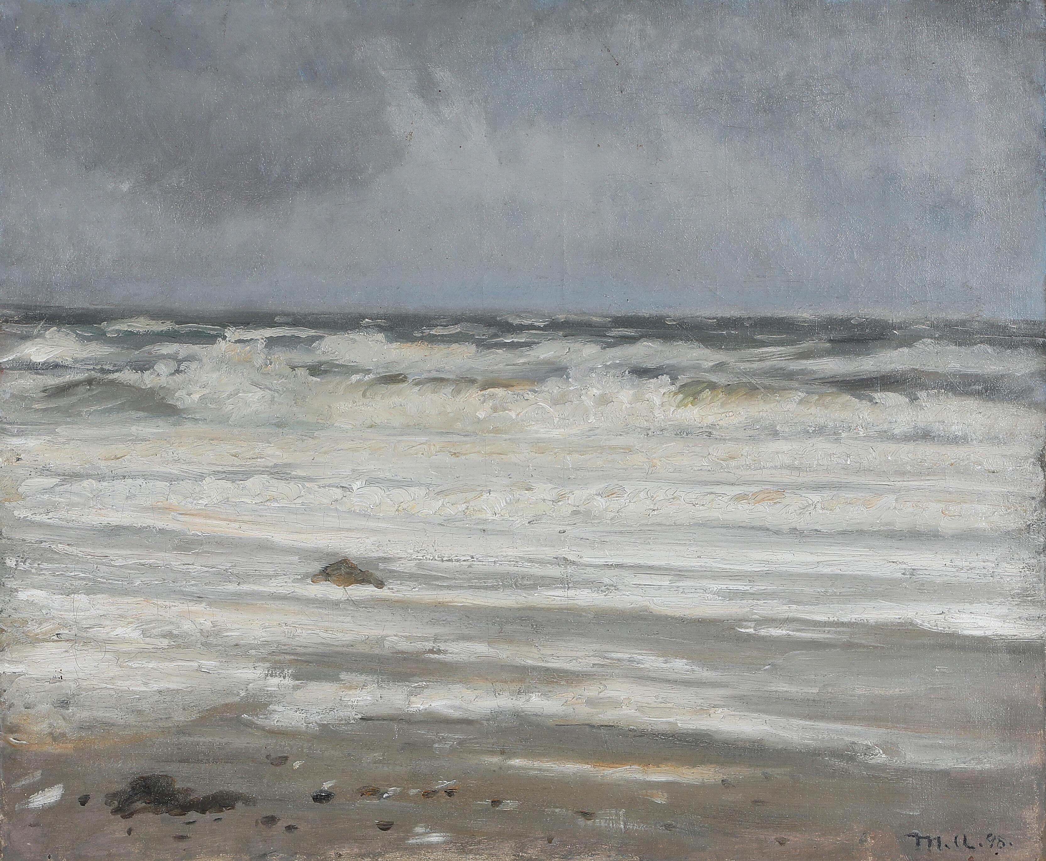 Surf (1898). - Michael Peter Ancher - Alpha Reproduction