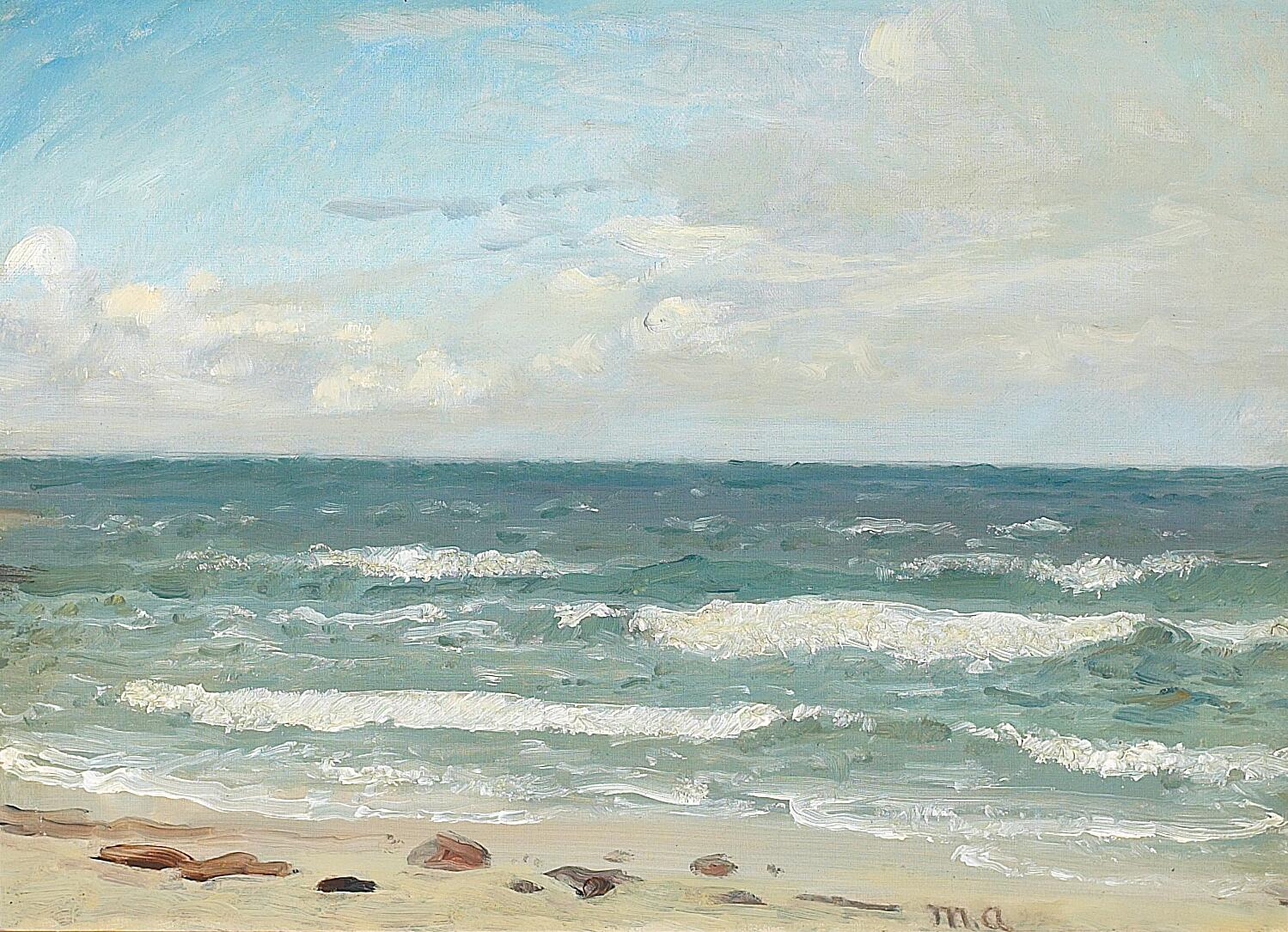 Surf. - Michael Peter Ancher - Alpha Reproduction