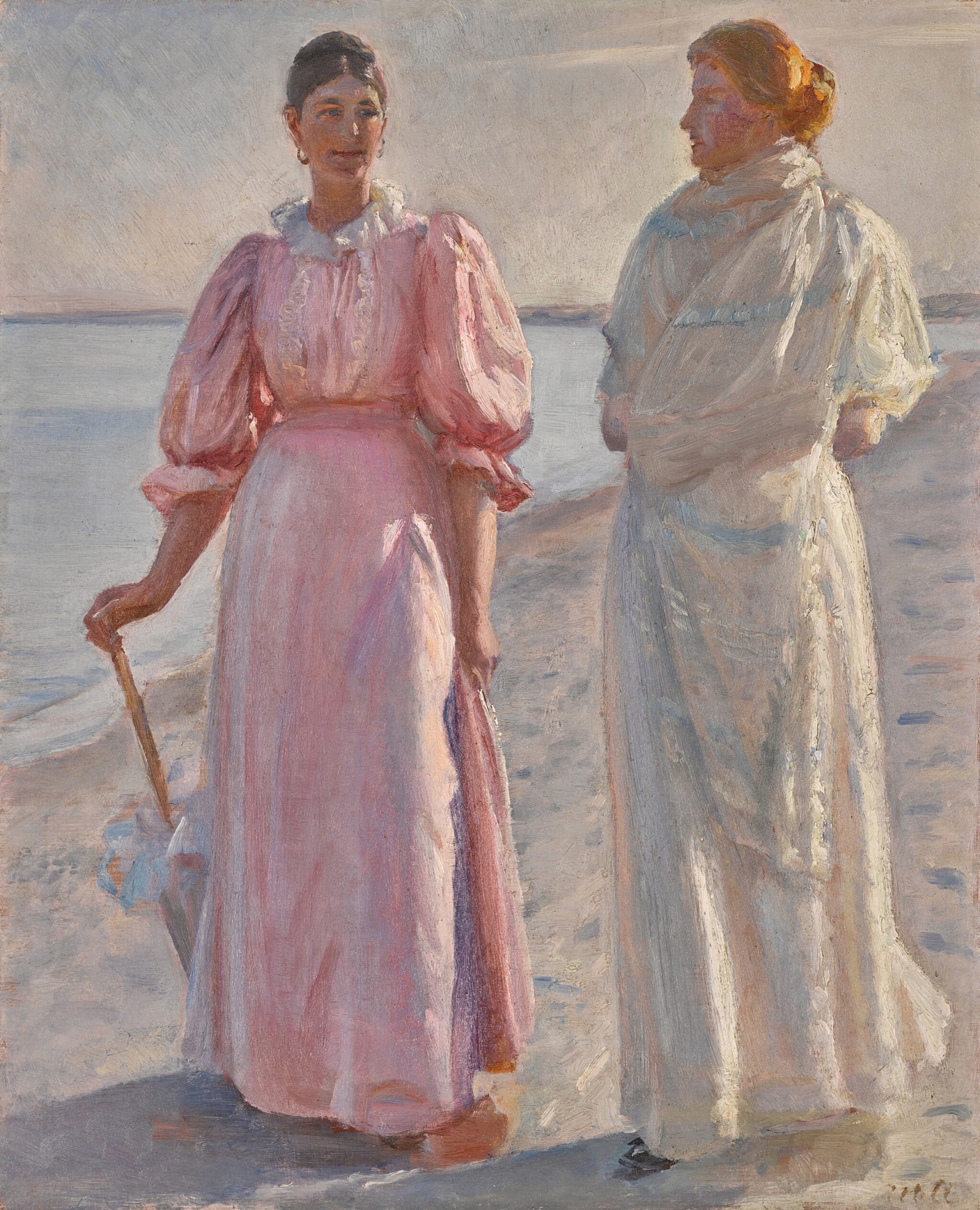 À la plage Skagen. - Michael Peter Ancher - Alpha Reproduction