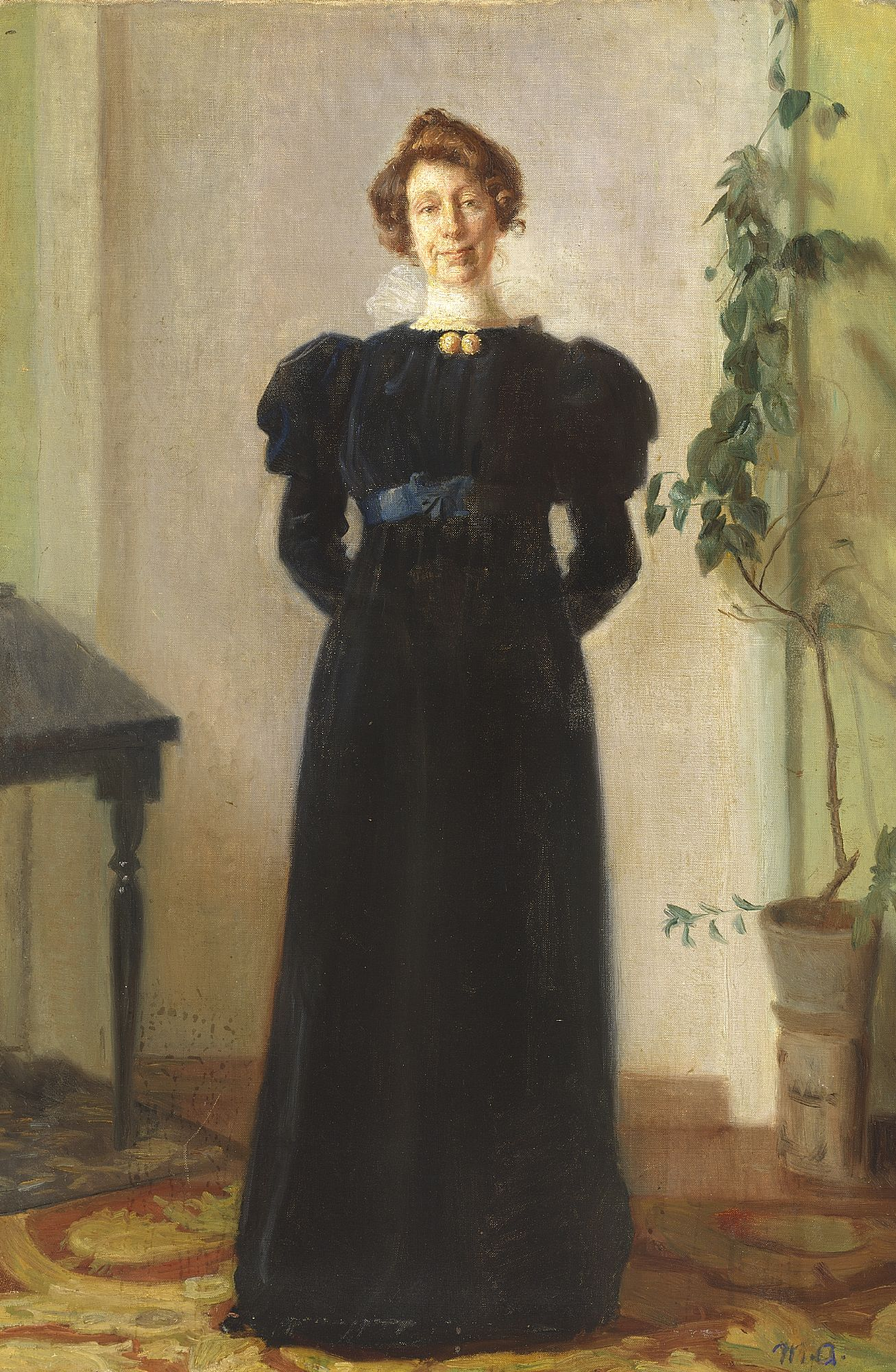 Portrait d’Alba Schwartz. - Michael Peter Ancher - Alpha Reproduction
