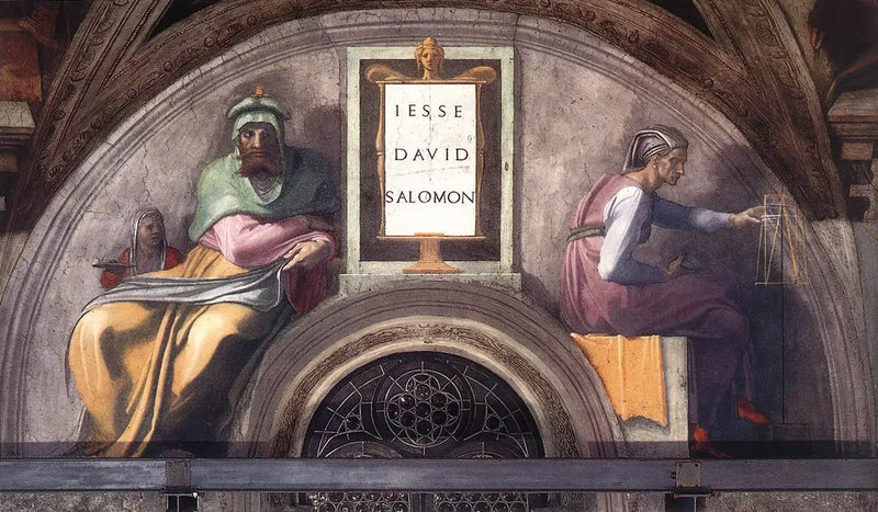 Jesse, David en Salomo - Michelangelo