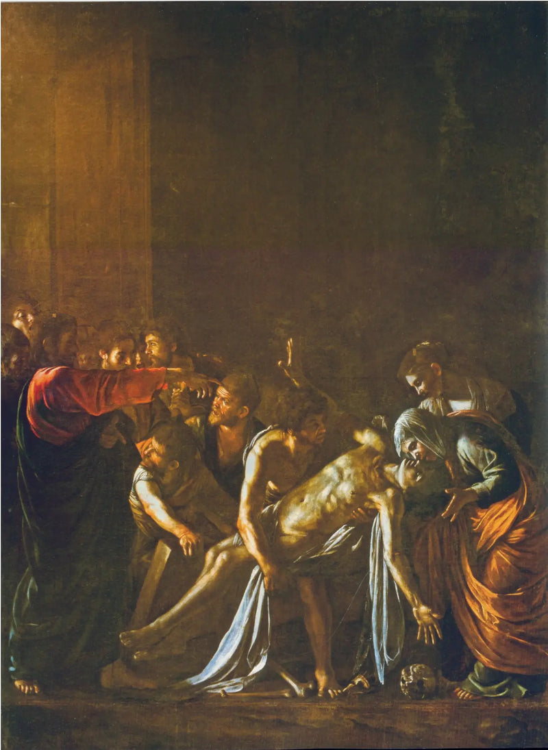 De Opstanding van Lazarus - Caravaggio