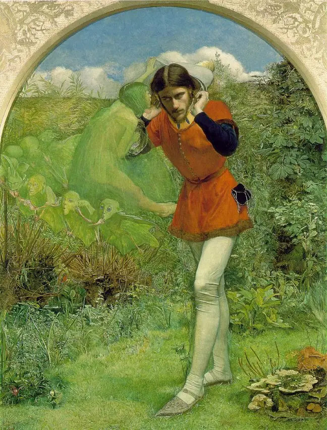 Ferdinand aangetrokken door Ariel - John Everett Millais

Source:
Ferdinand attiré par Ariel - John Everett Millais