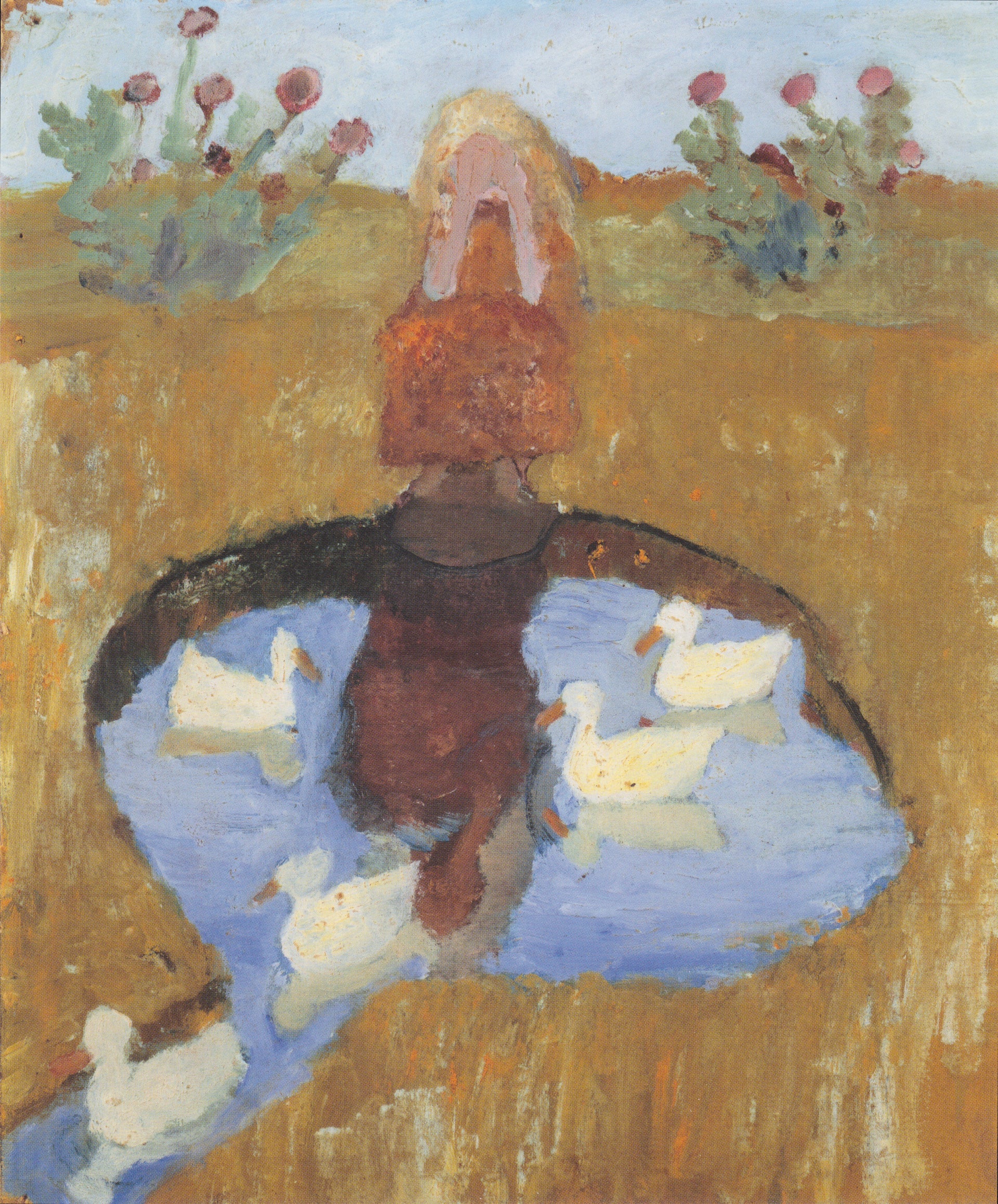 Mädchen am Ententeich - Paula Modersohn-Becker