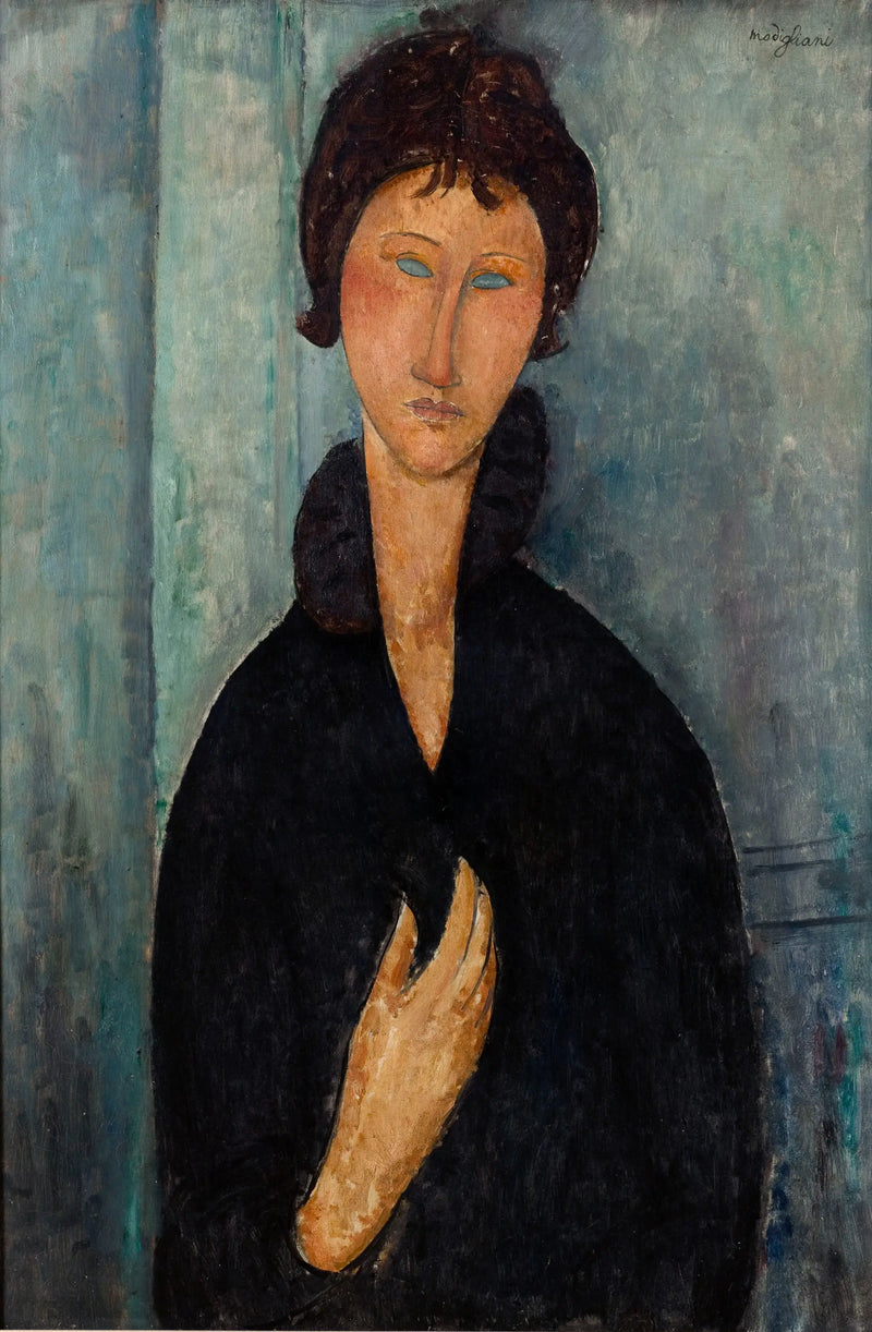 Vrouw met blauwe ogen - Amedeo Modigliani